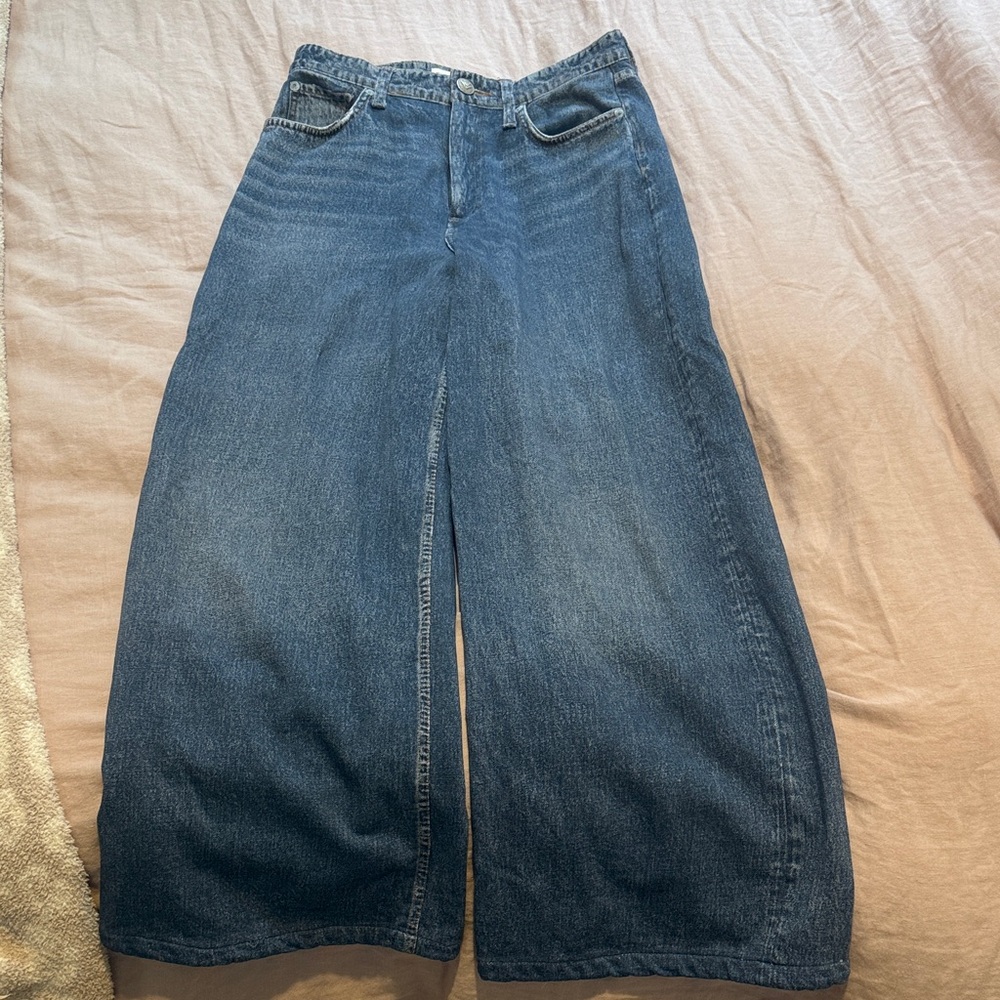 rag & bone Dark Blue Flare Jeans
